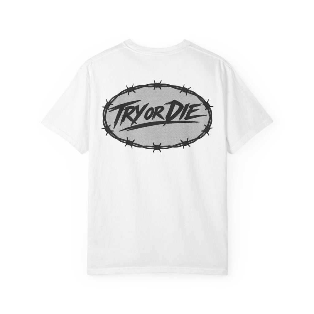 Try or Die garment-dyed T-shirt