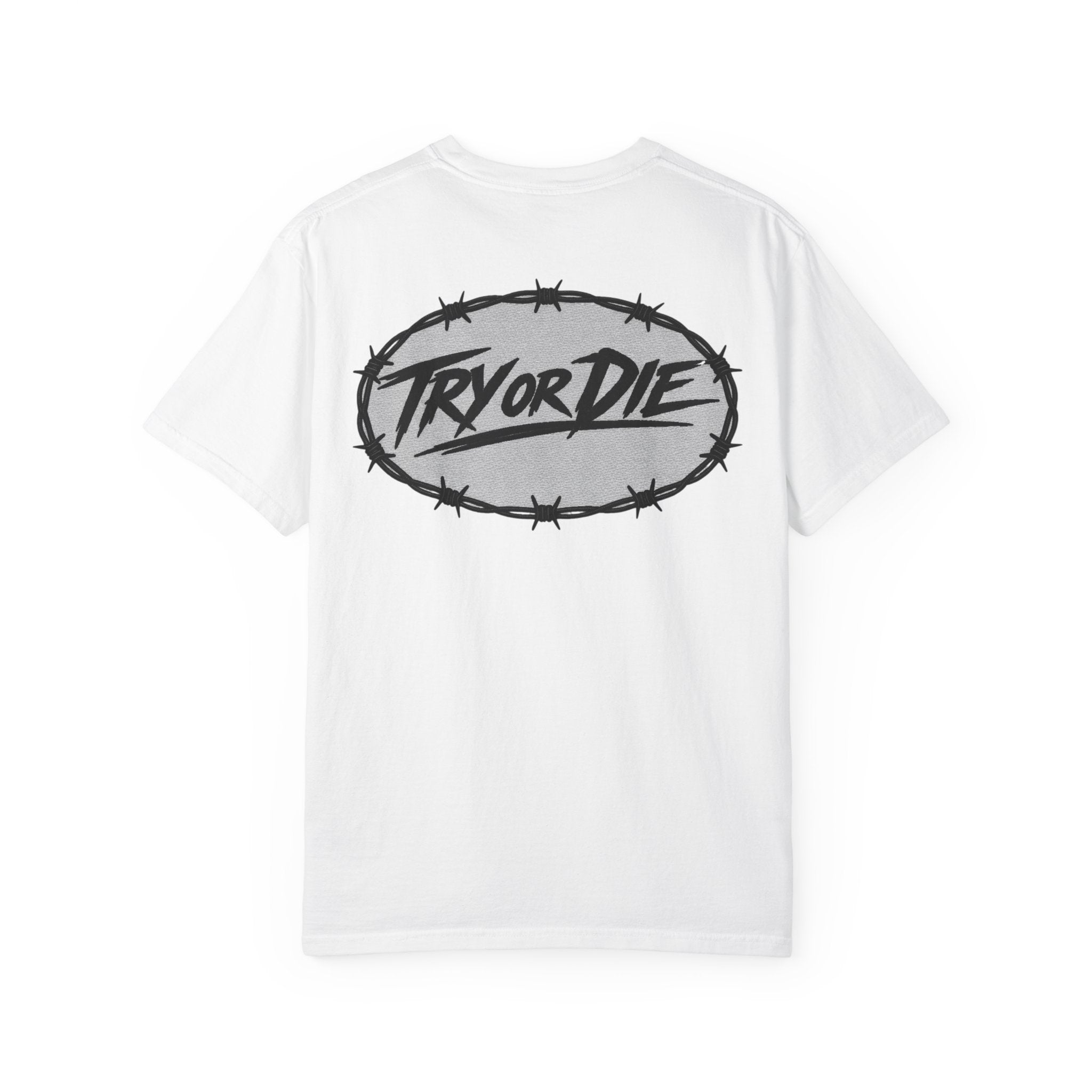 Try or Die garment-dyed T-shirt