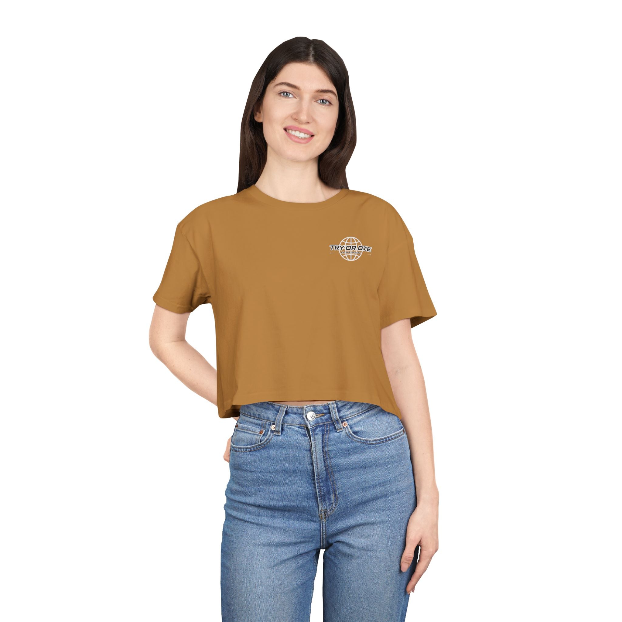 No Timid Souls Women's Crop Tee