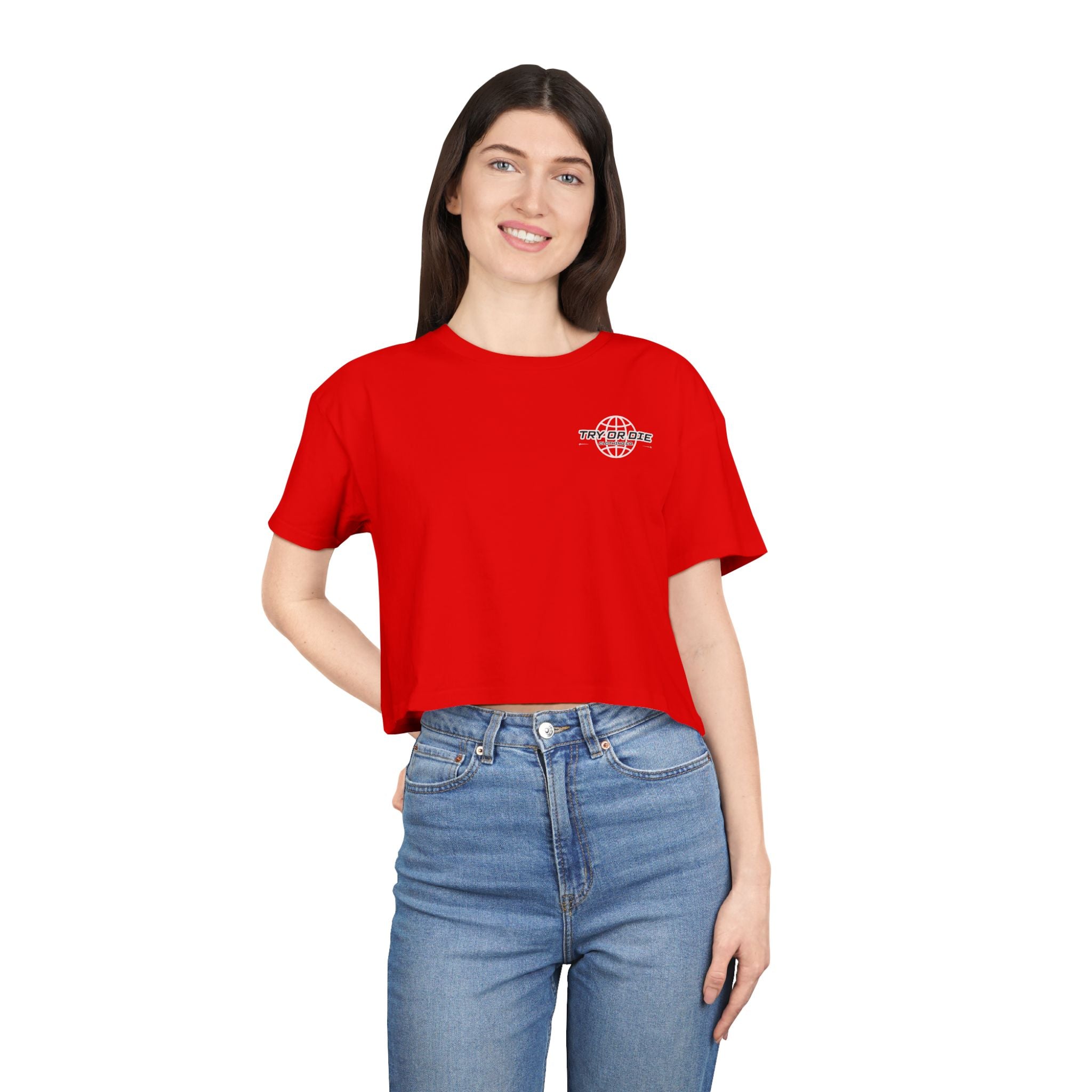 No Timid Souls Women's Crop Tee