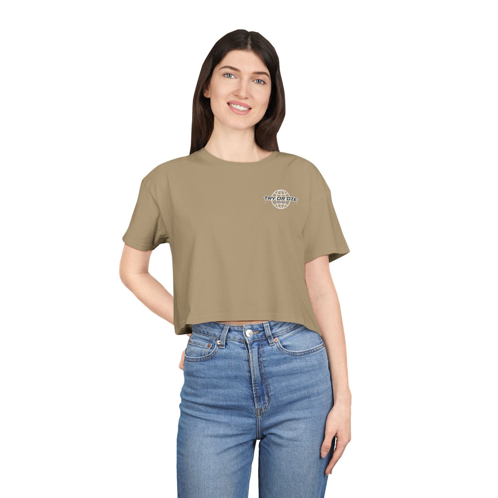 No Timid Souls Women's Crop Tee