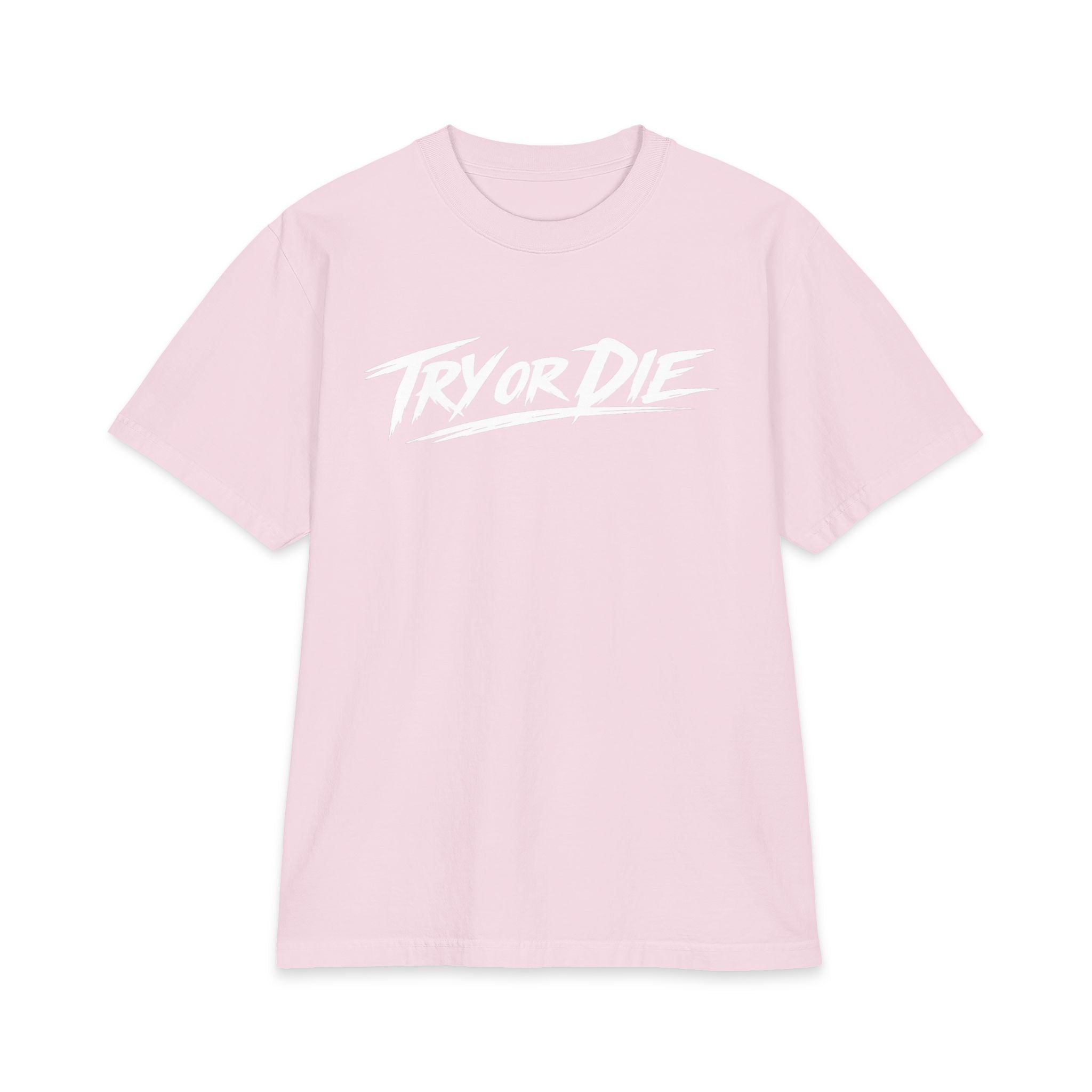 Try Or Die Essentials Heavyweight Graphic Tee