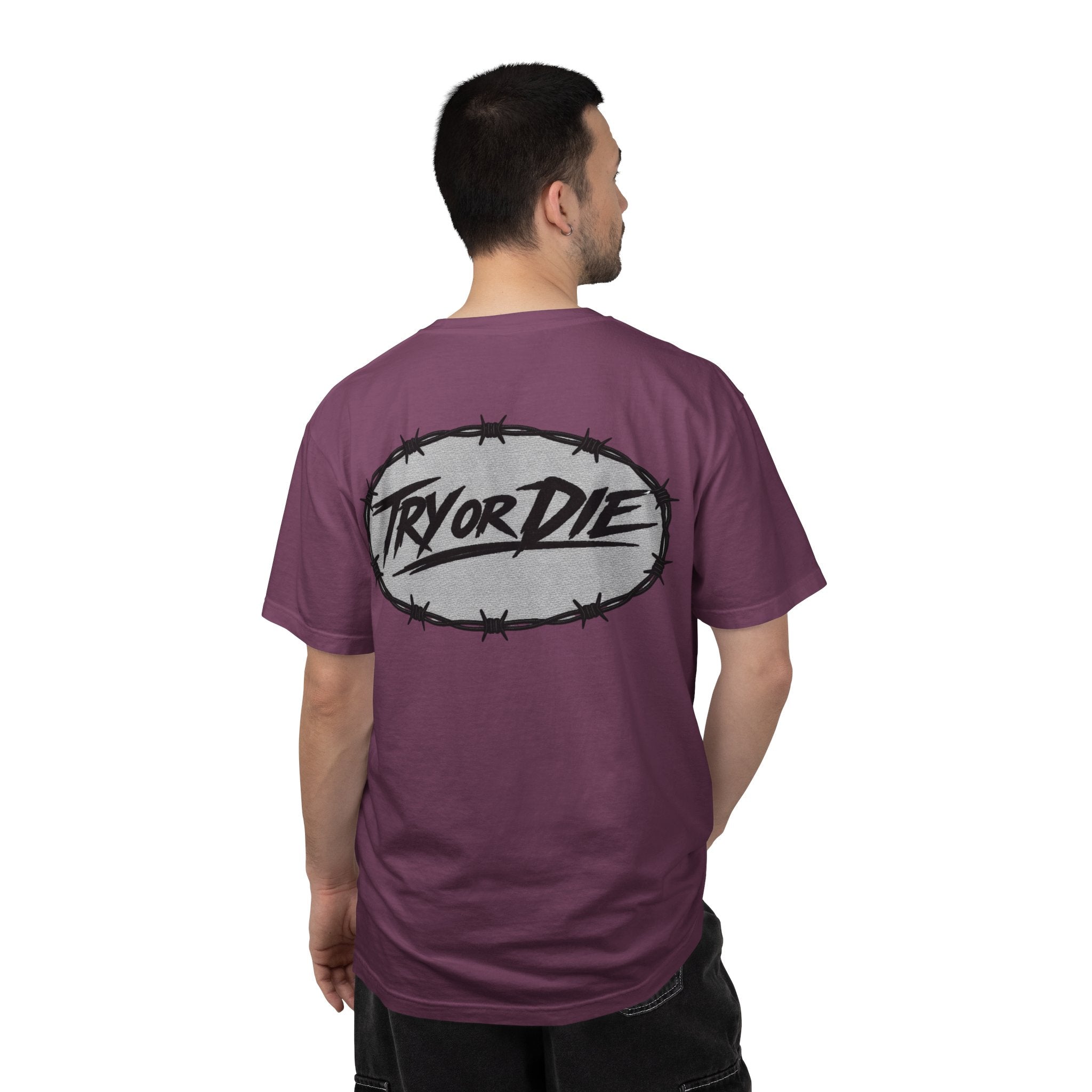 Try or Die garment-dyed T-shirt