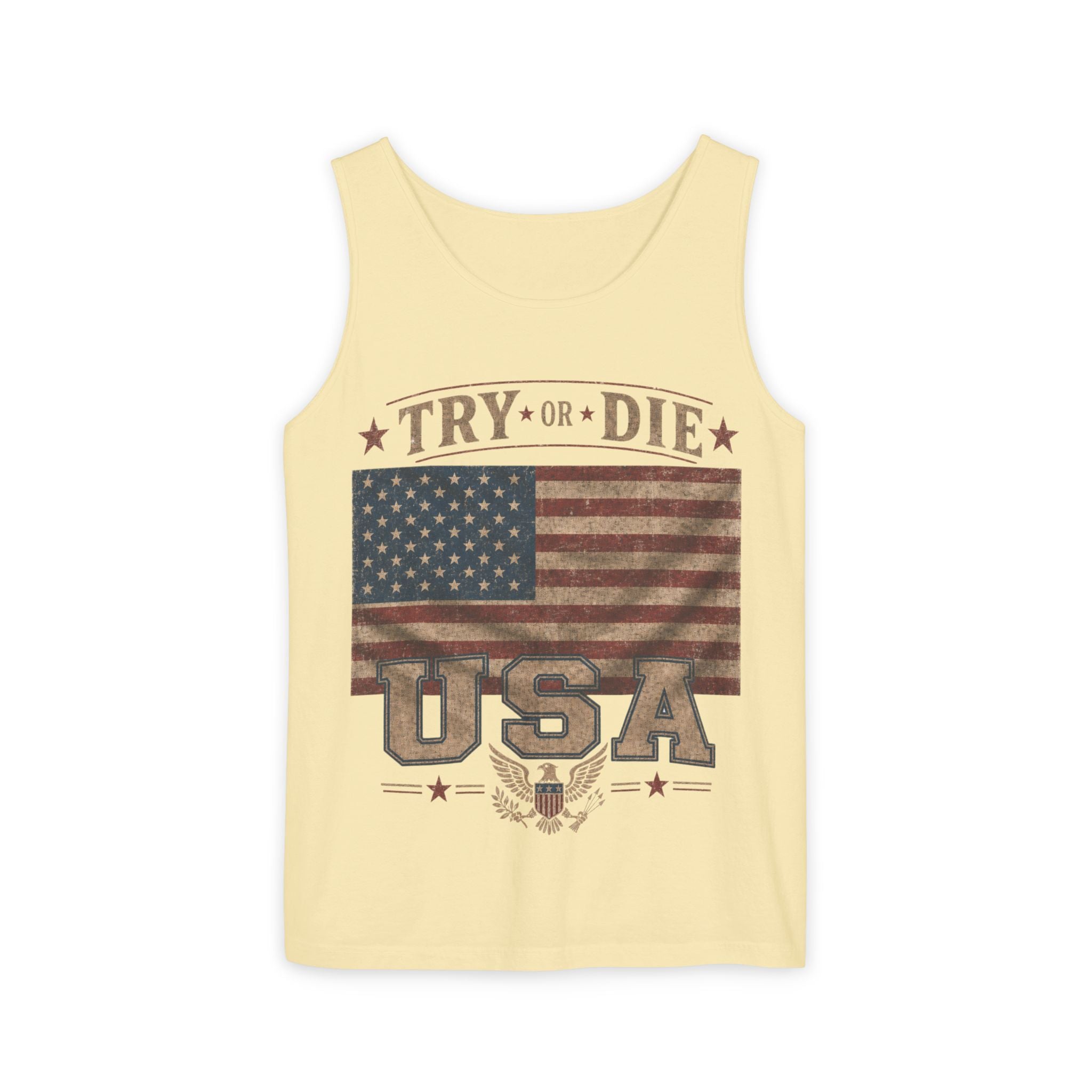 Try or Die USA Vintage Flag Tank