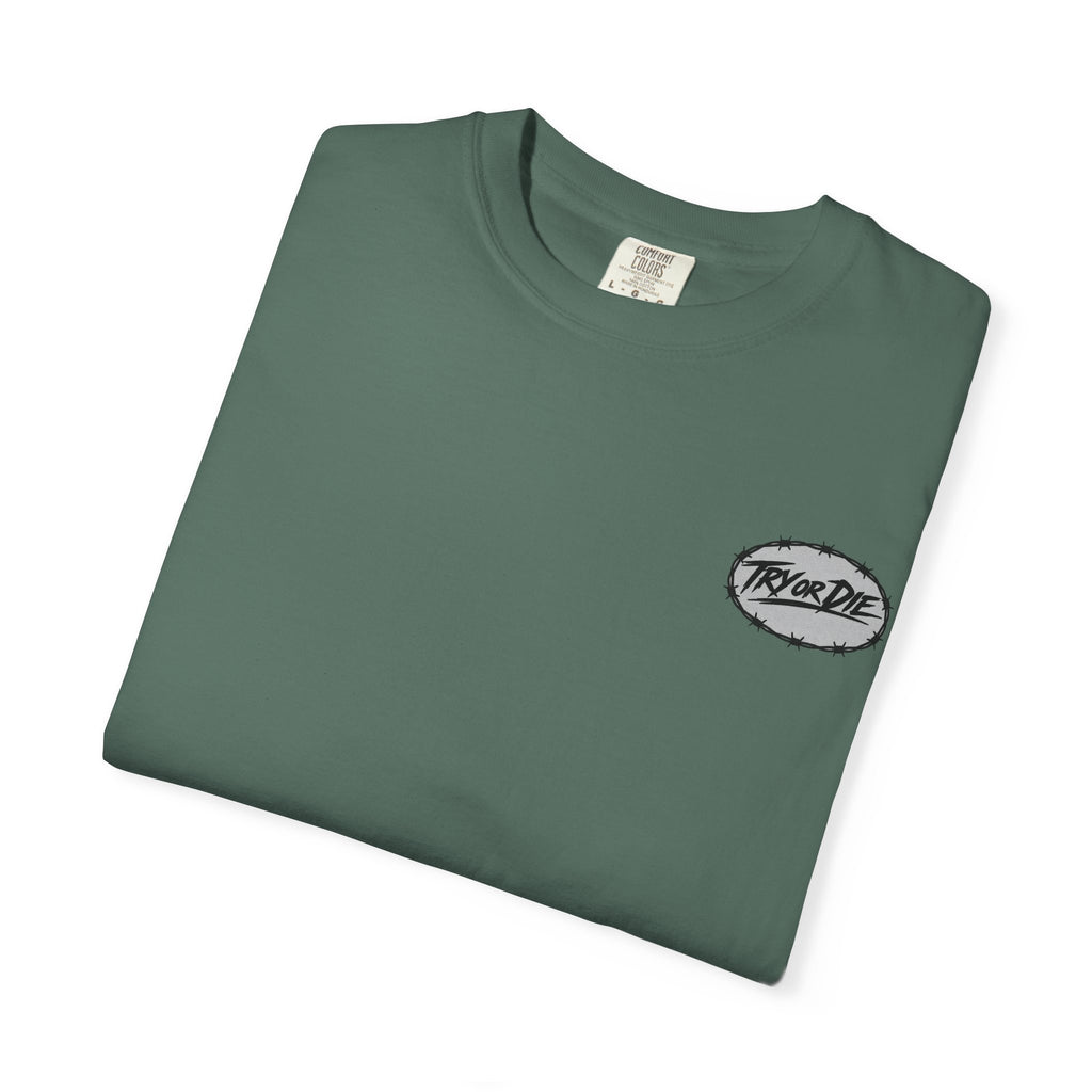 Try or Die garment-dyed T-shirt