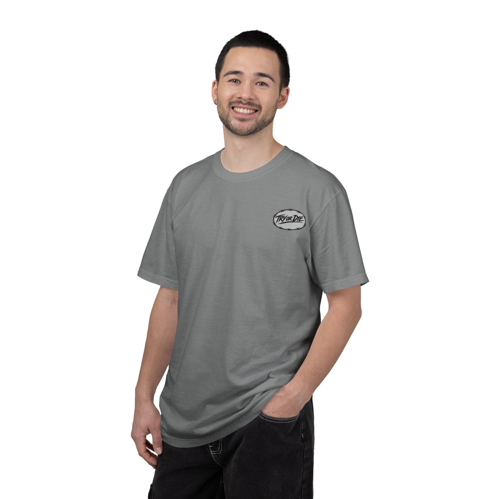 Try or Die garment-dyed T-shirt