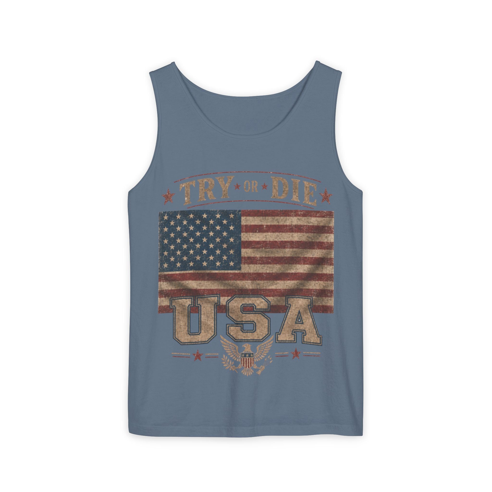 Try or Die USA Vintage Flag Tank