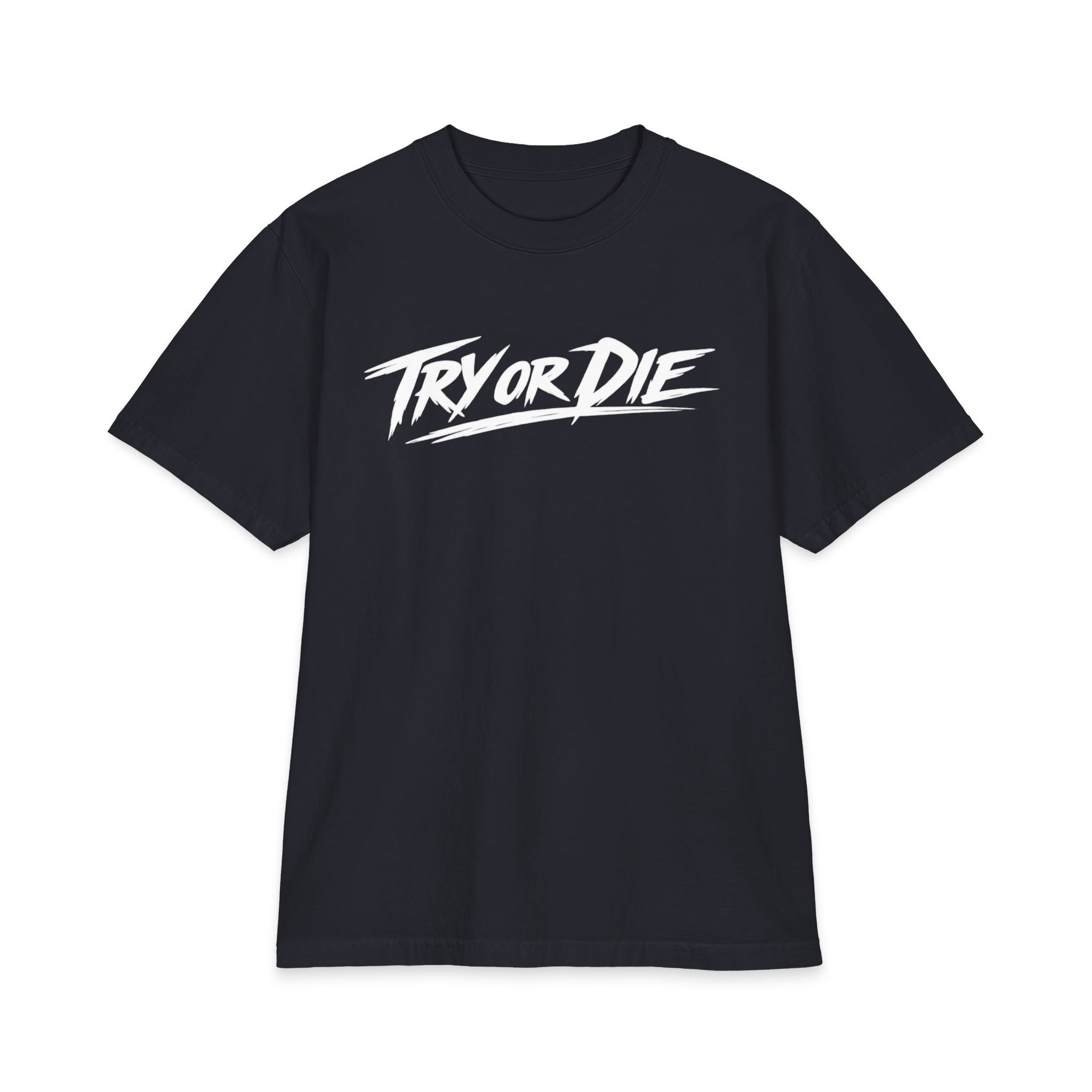 Try Or Die Essentials Heavyweight Graphic Tee