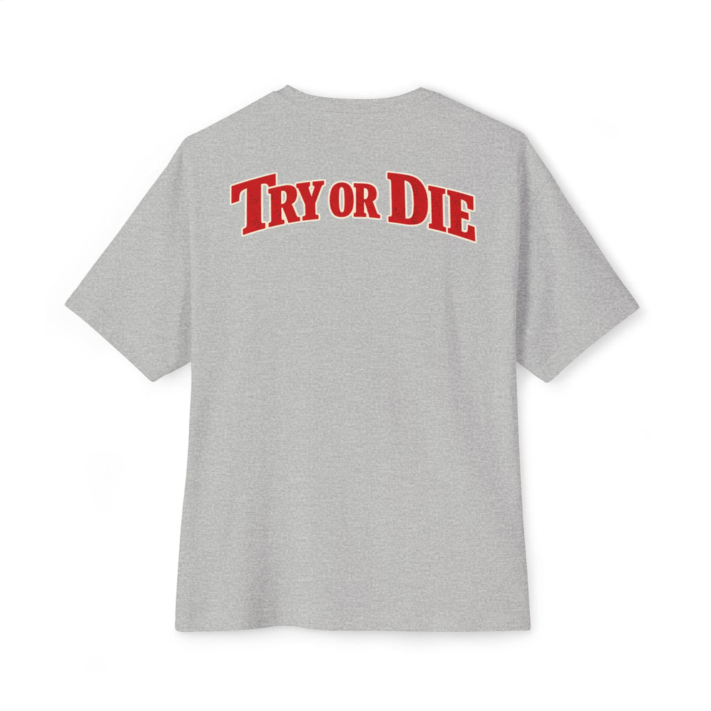 Vintage Try or Die Graphic T-Shirt "Hard Training, Easy Fight"