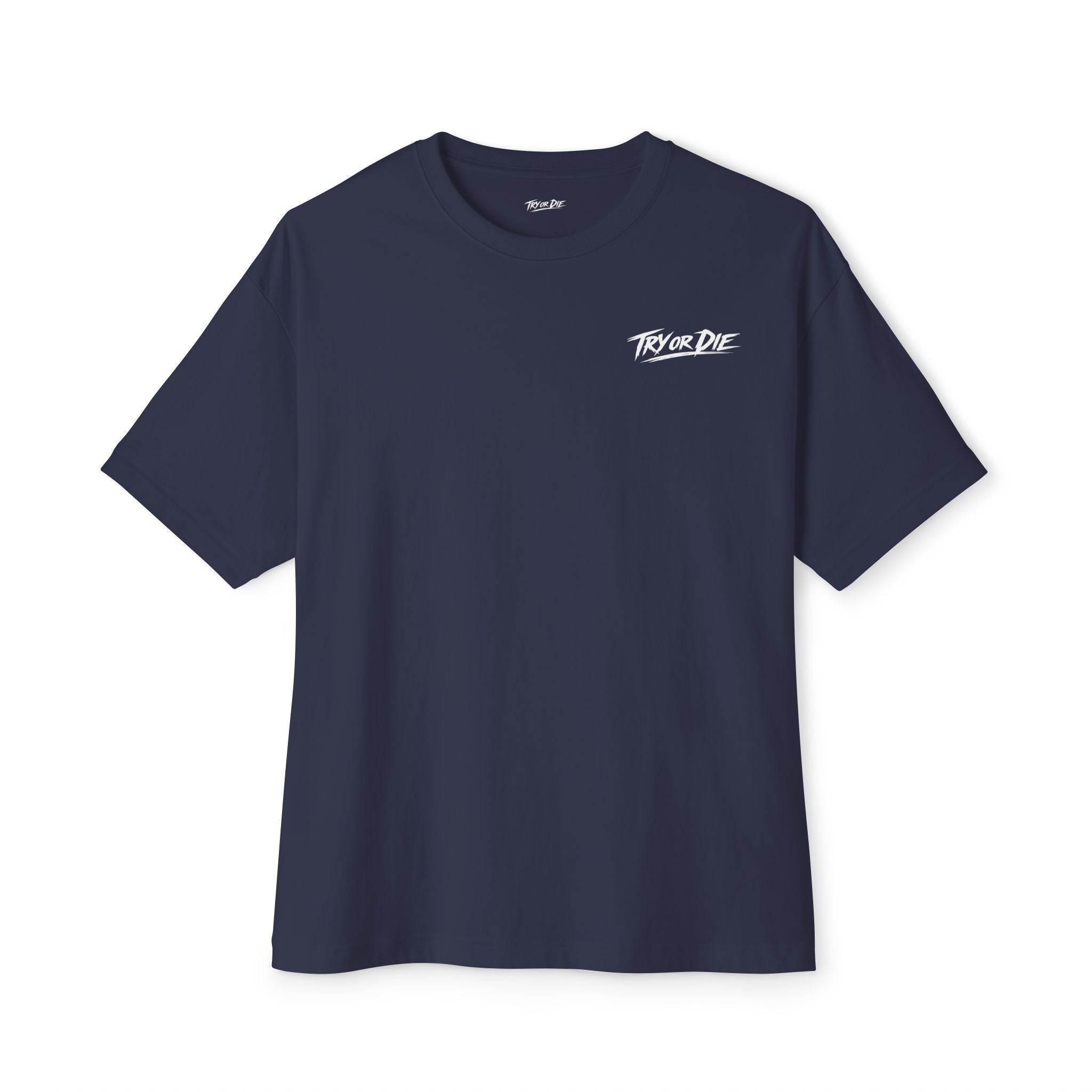 Oversized Graphic T-Shirt - 'Try or Die'