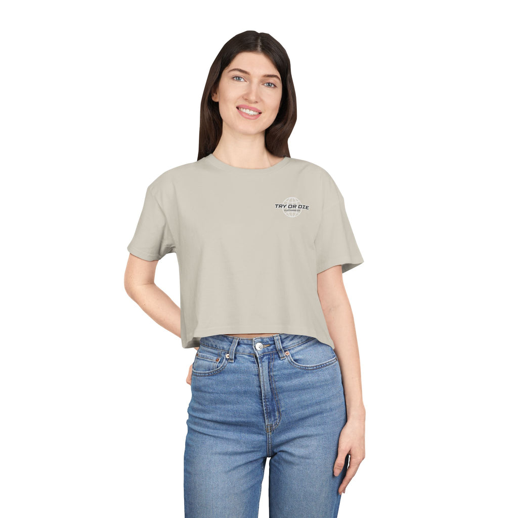 No Timid Souls Women's Crop Tee