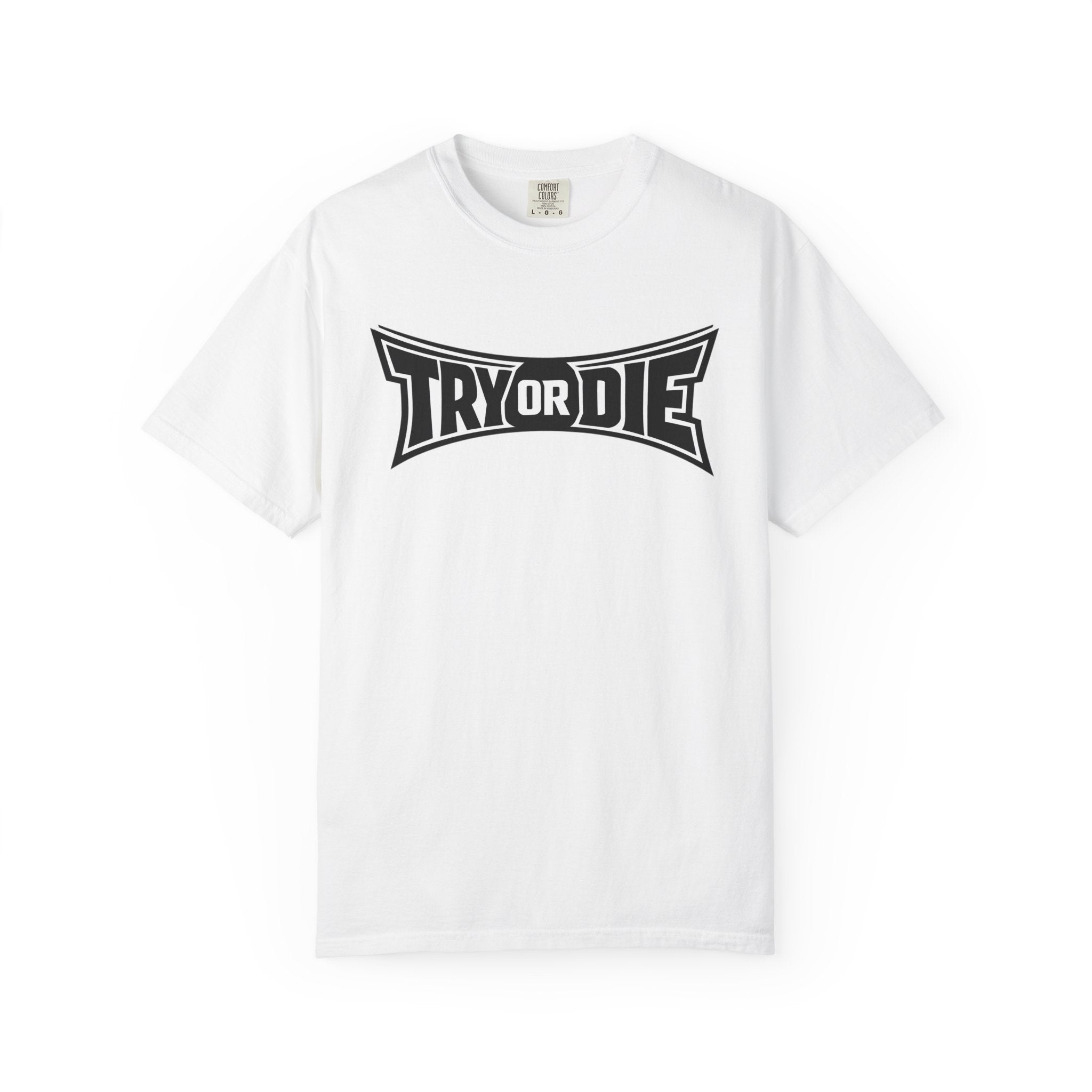 Try or Die Bold Retro Logo Tee