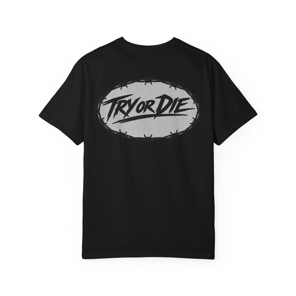 Try or Die garment-dyed T-shirt