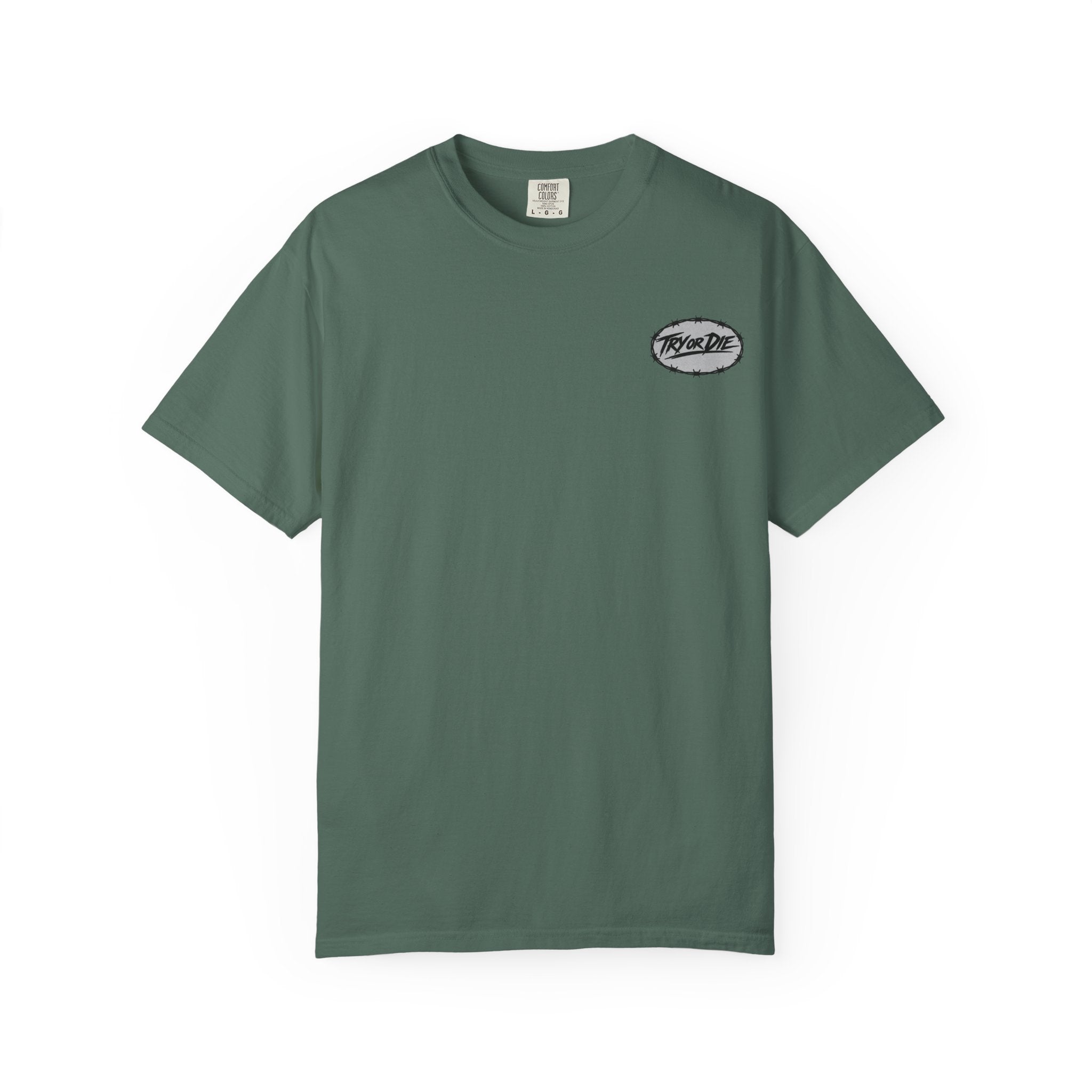 Try or Die garment-dyed T-shirt