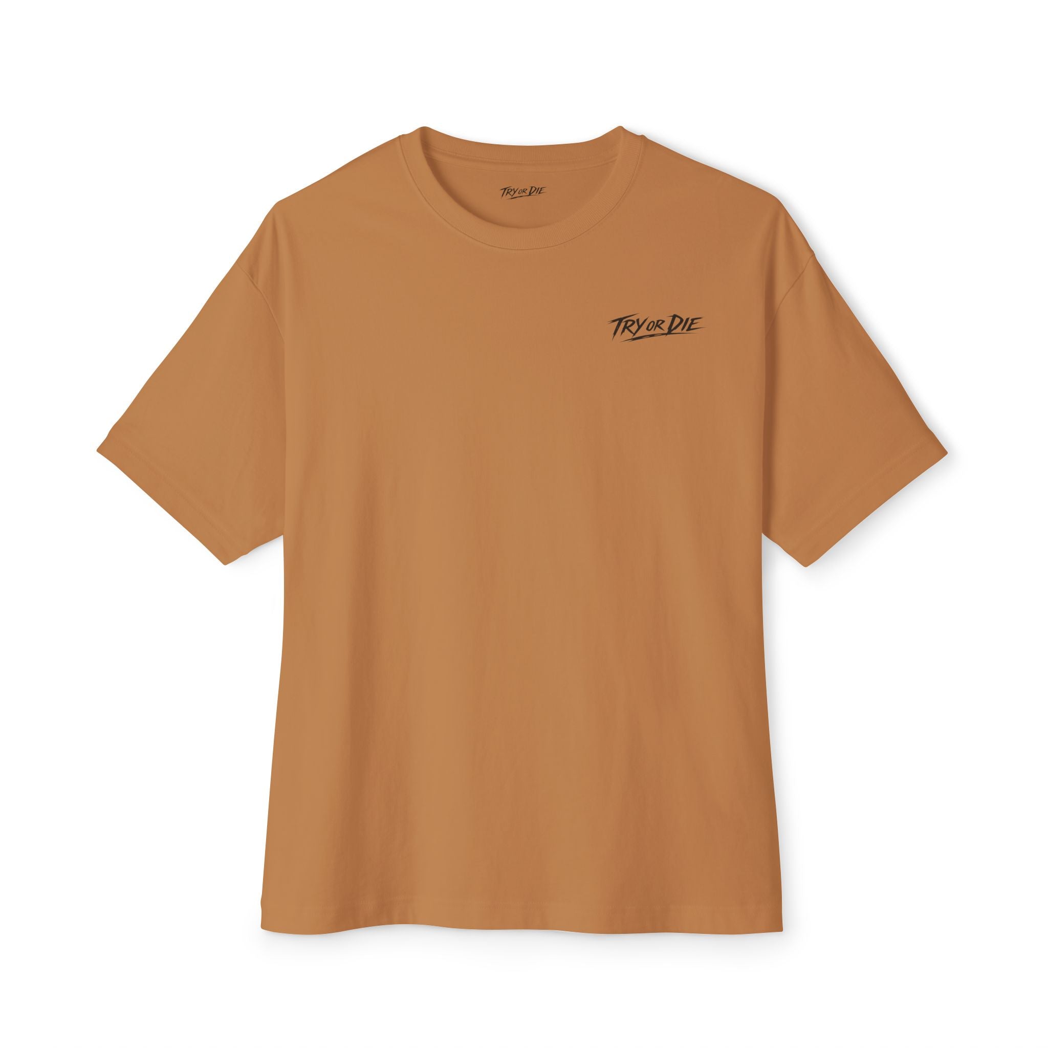 Oversized Graphic T-Shirt - 'Try or Die'