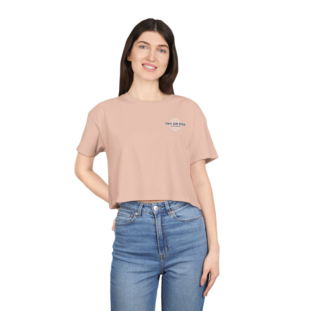 No Timid Souls Women's Crop Tee