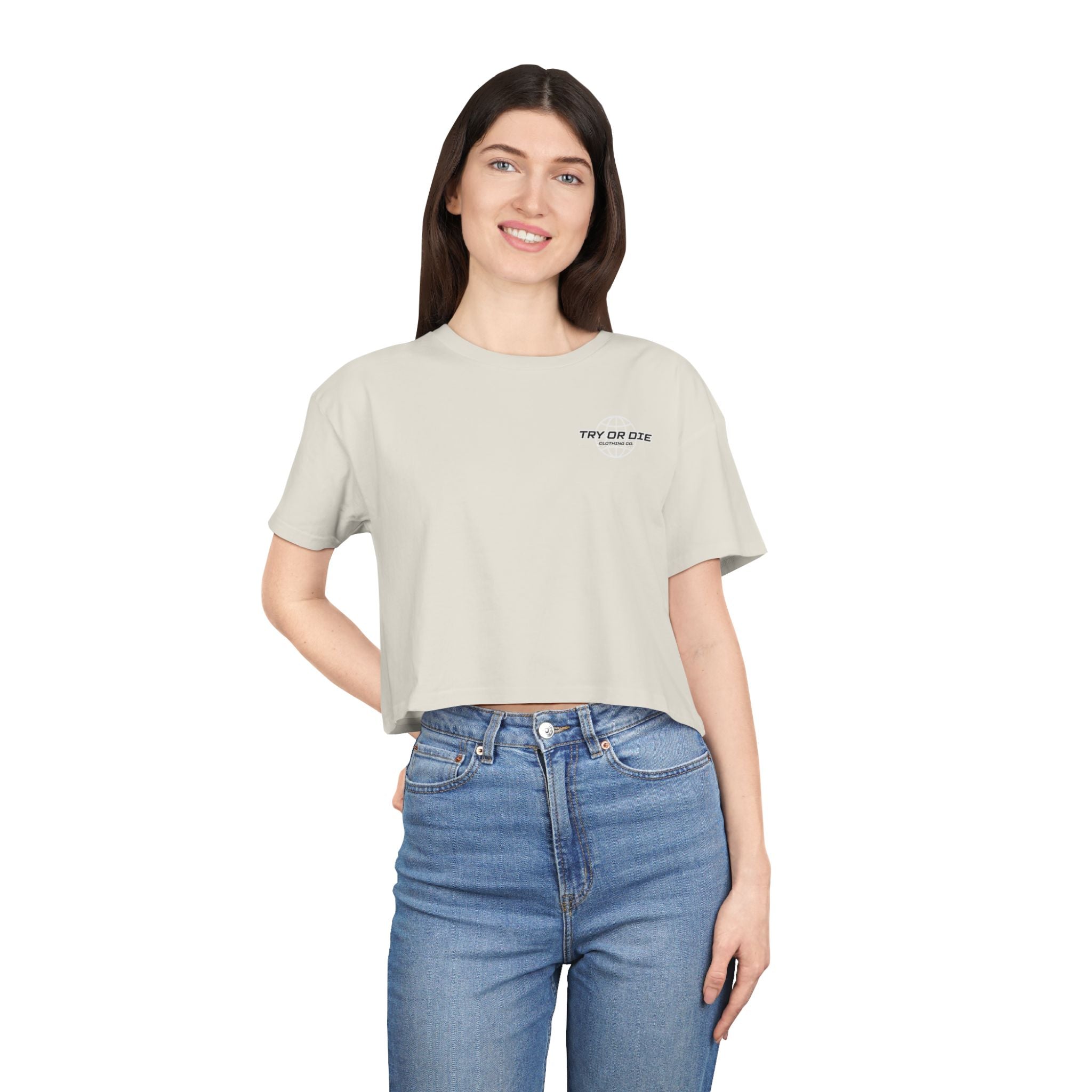 No Timid Souls Women's Crop Tee