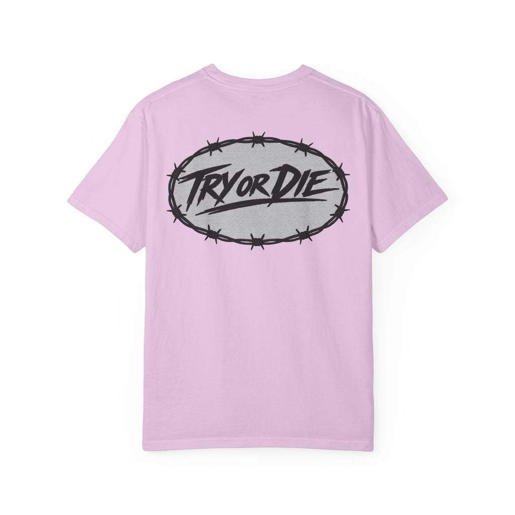 Try or Die garment-dyed T-shirt