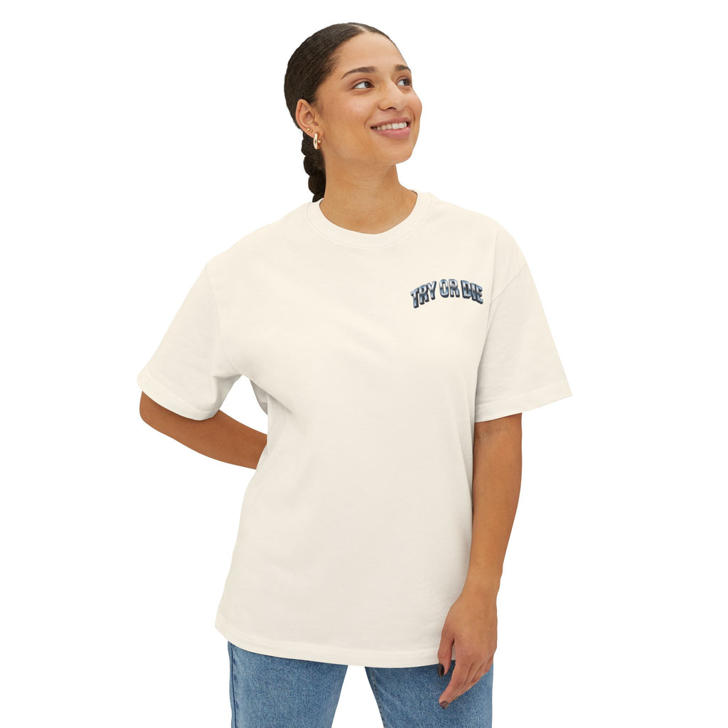 Oversized Boxy Chrome Graphic Tee