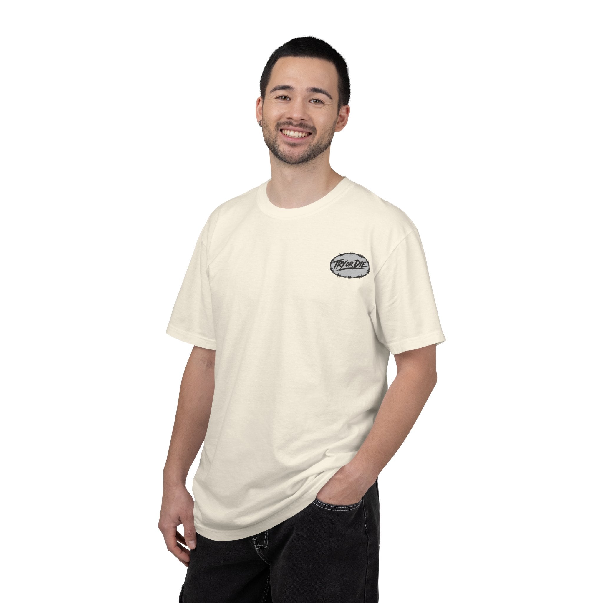 Try or Die garment-dyed T-shirt
