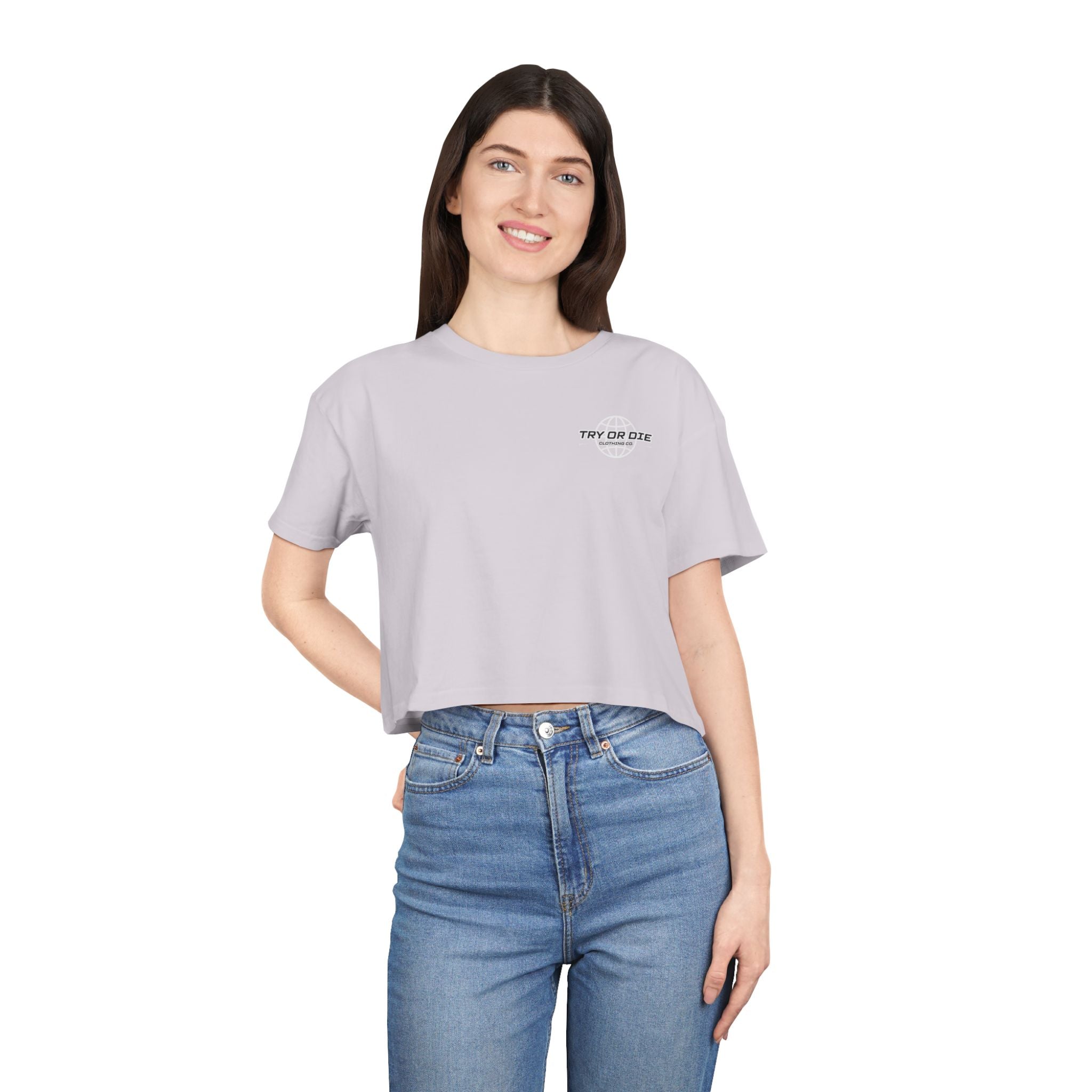 No Timid Souls Women's Crop Tee