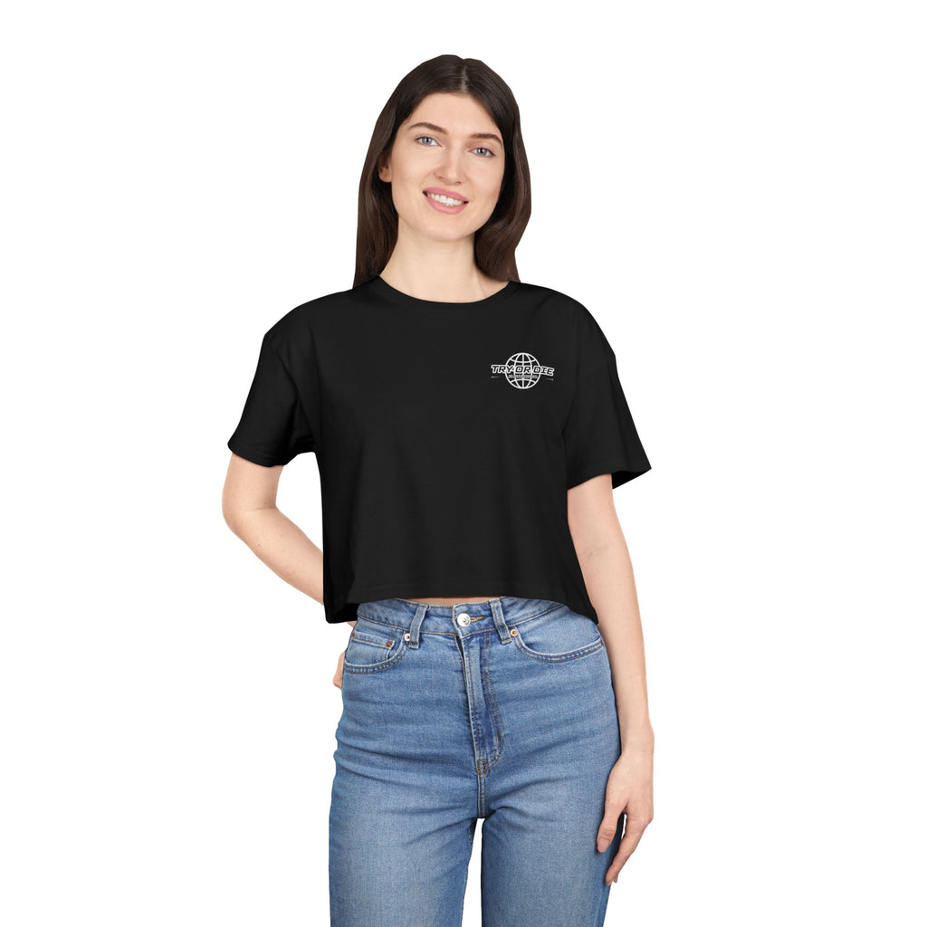 No Timid Souls Women's Crop Tee