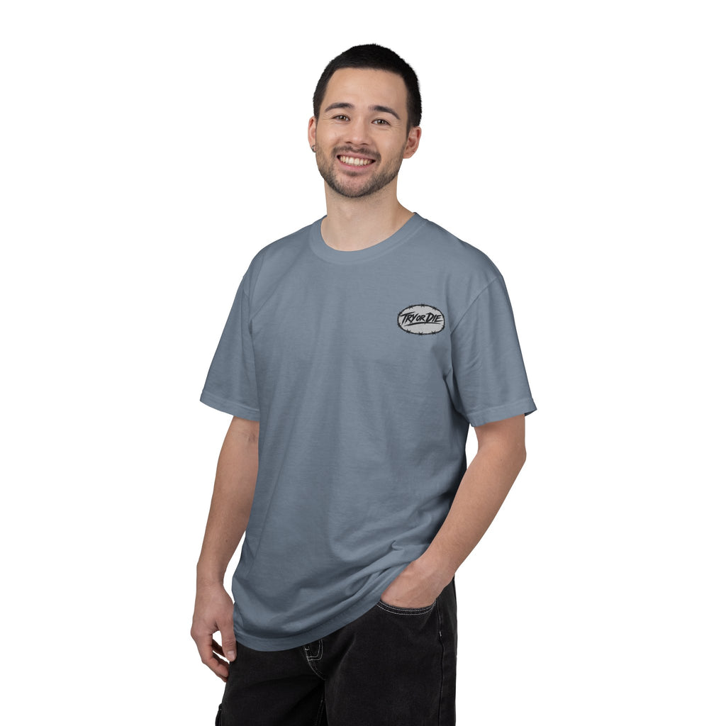 Try or Die garment-dyed T-shirt