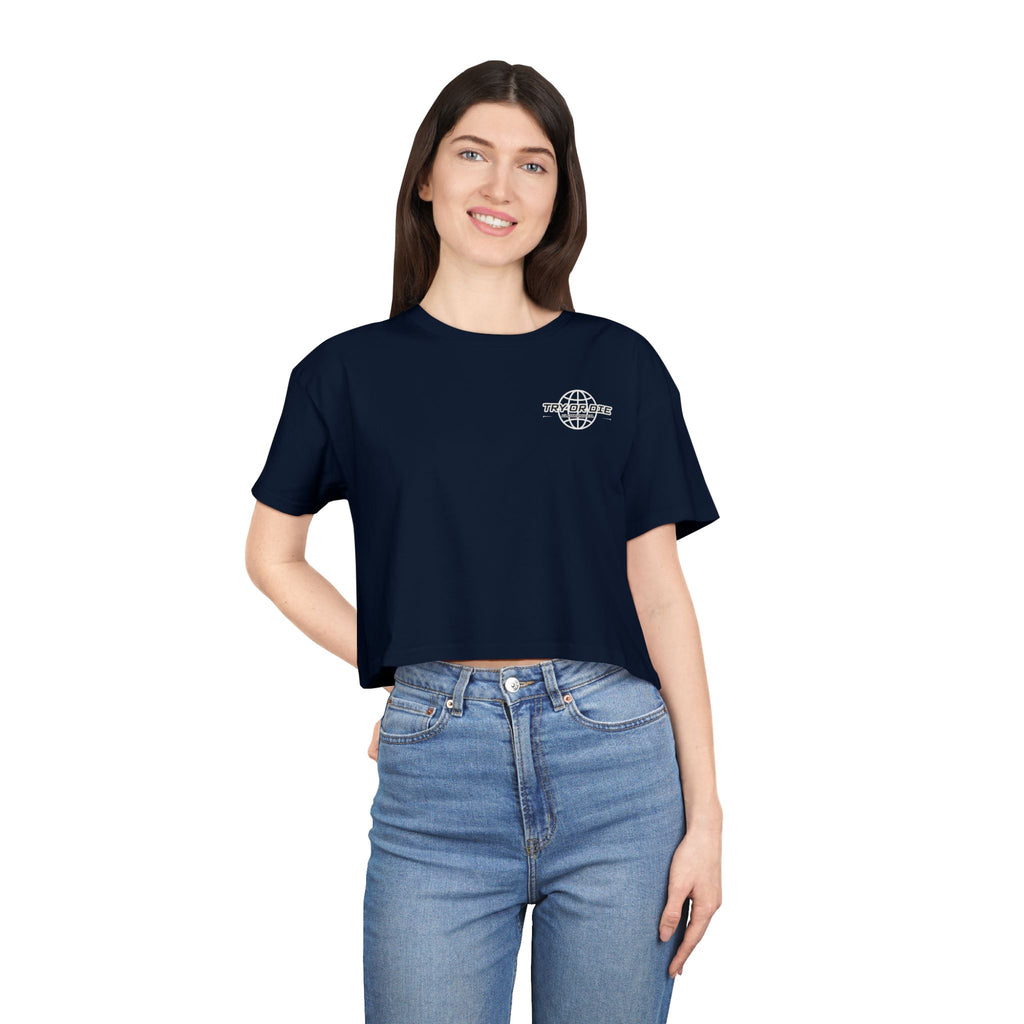 No Timid Souls Women's Crop Tee