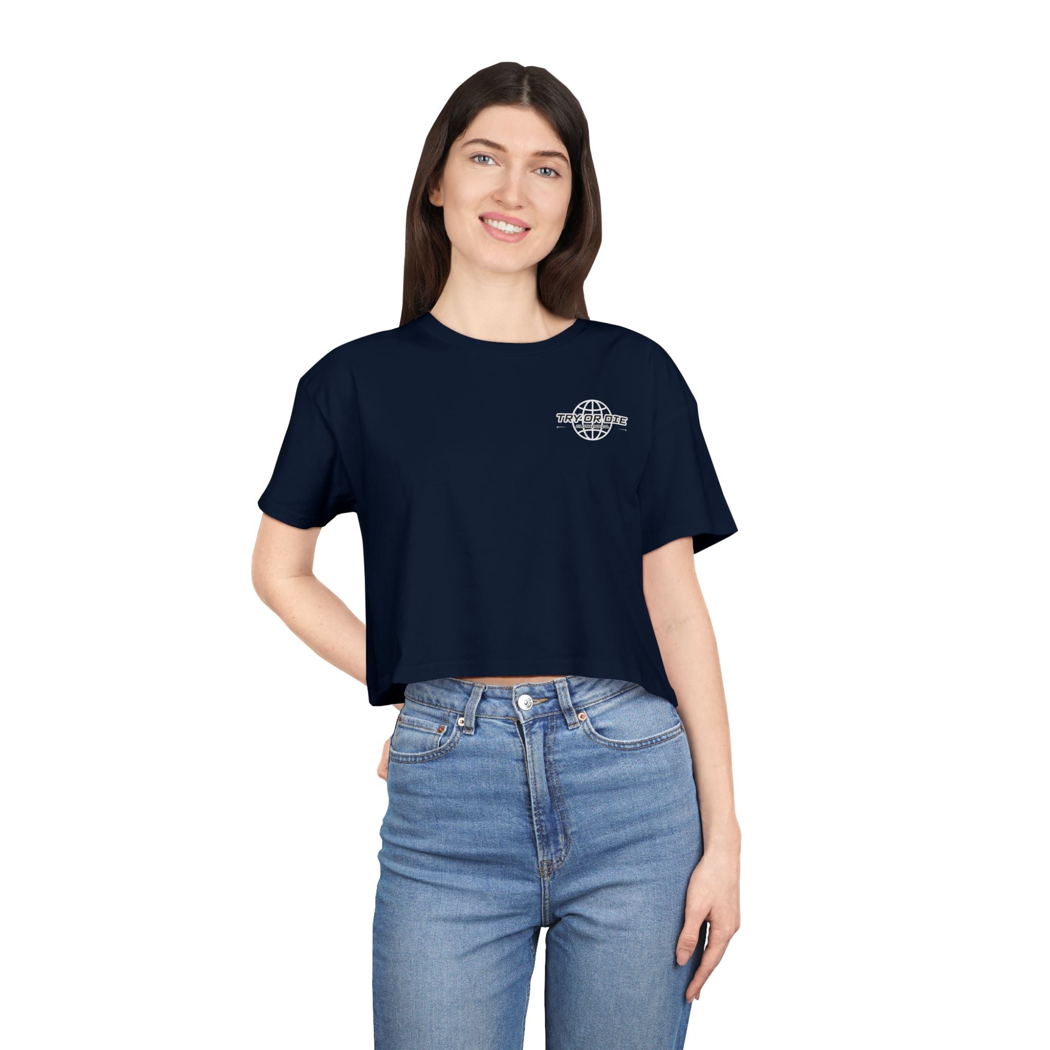 No Timid Souls Women's Crop Tee