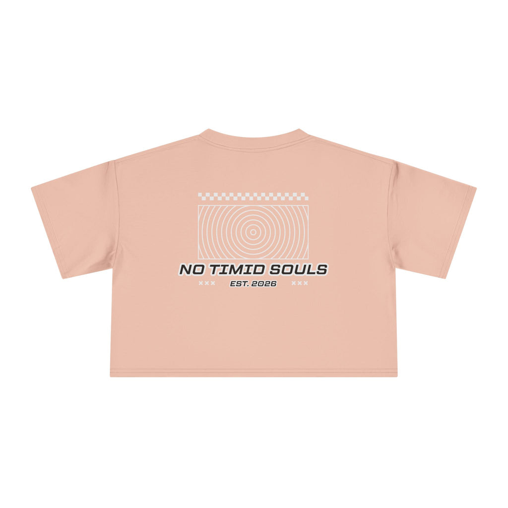 No Timid Souls Women's Crop Tee
