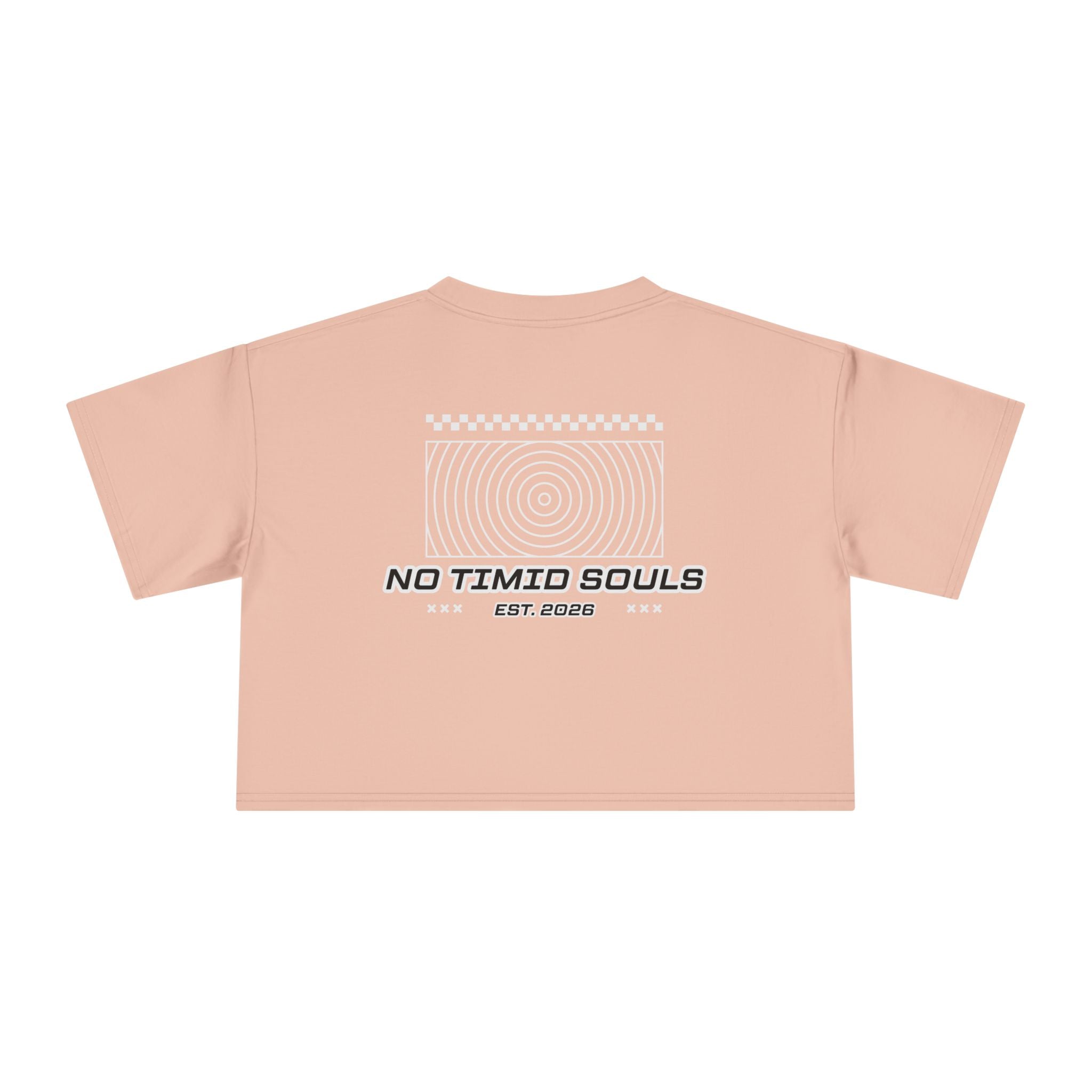 No Timid Souls Women's Crop Tee