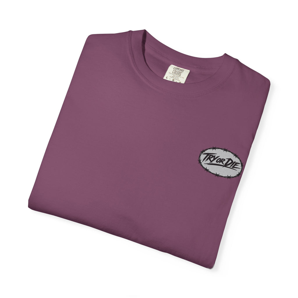 Try or Die garment-dyed T-shirt