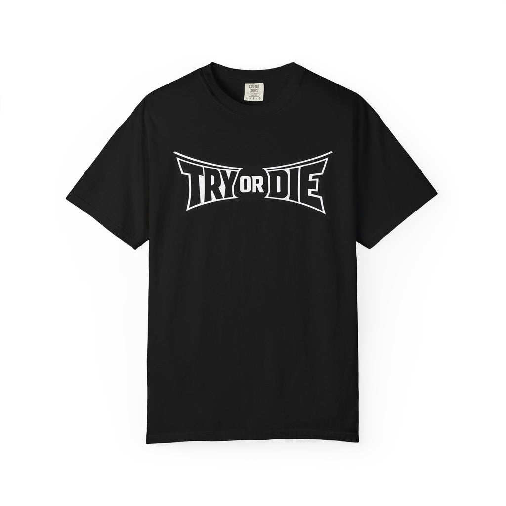 Try or Die Bold Retro Logo Tee