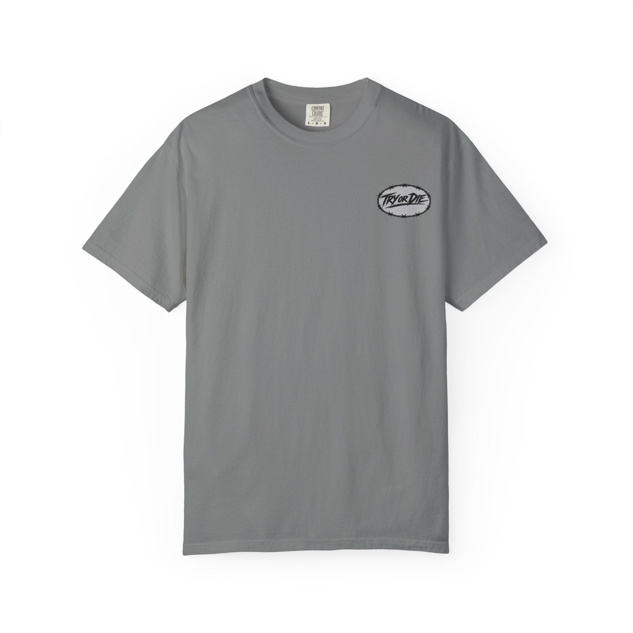 Try or Die garment-dyed T-shirt