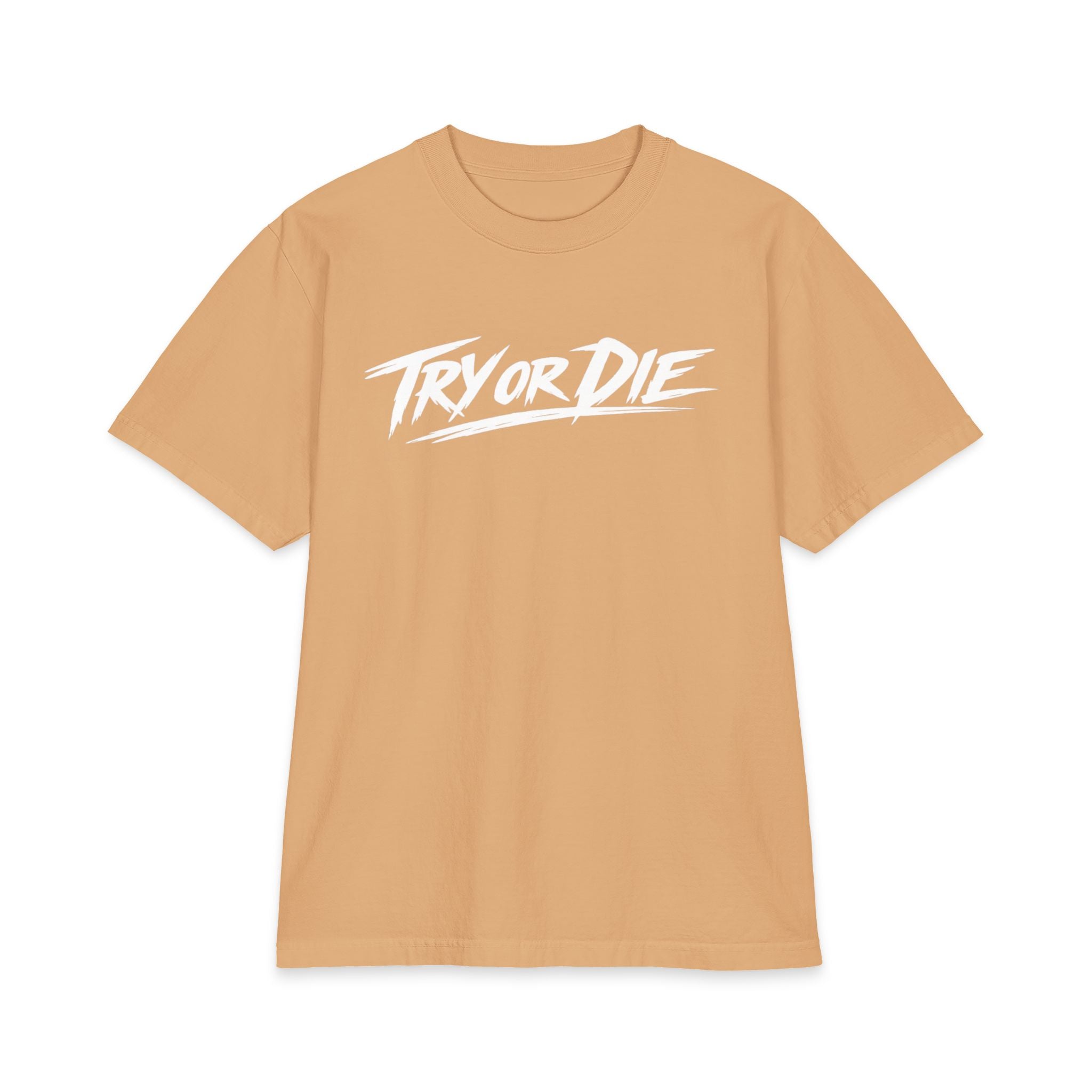 Try Or Die Essentials Heavyweight Graphic Tee