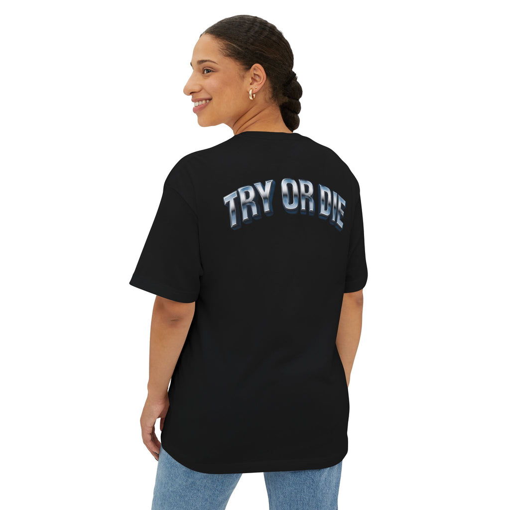 Oversized Boxy Chrome Graphic Tee
