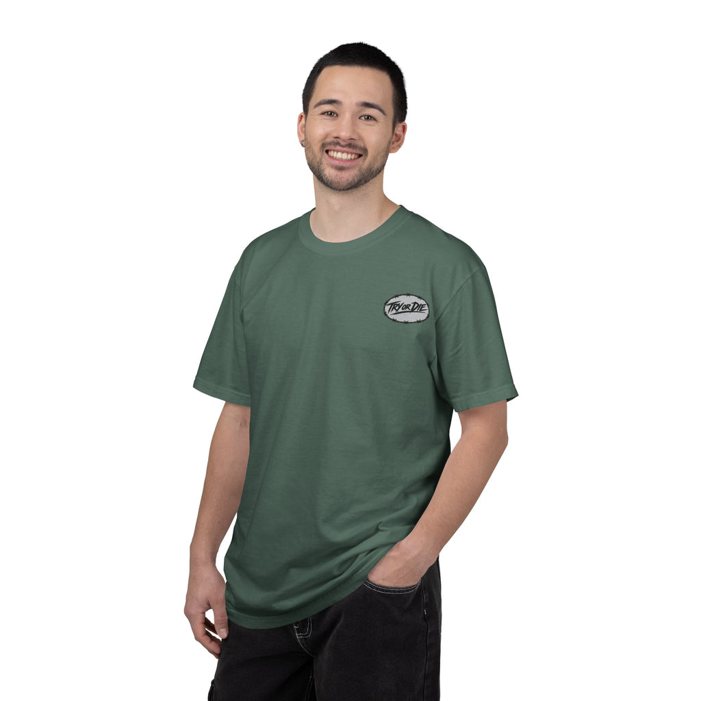 Try or Die garment-dyed T-shirt