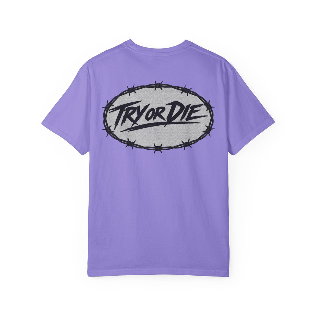Try or Die garment-dyed T-shirt