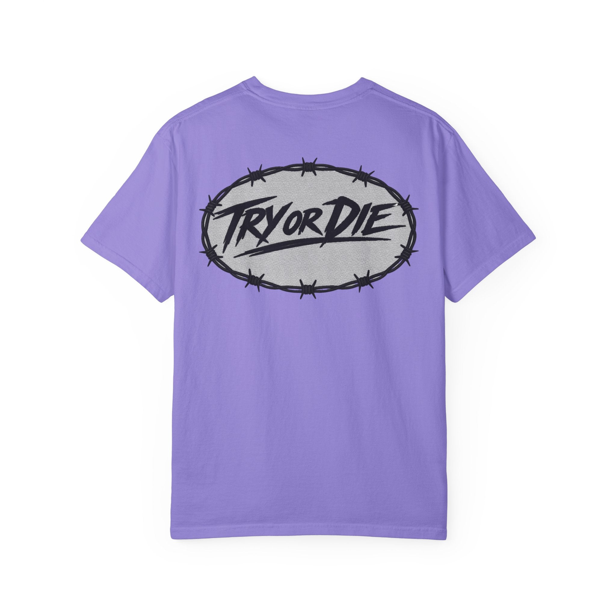 Try or Die garment-dyed T-shirt