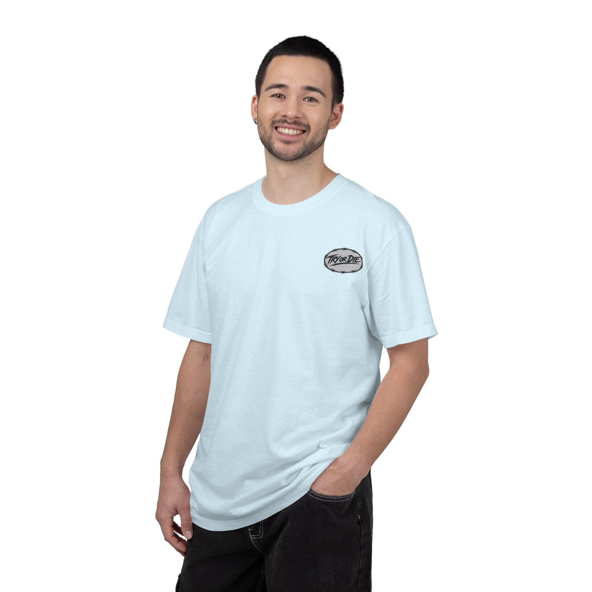 Try or Die garment-dyed T-shirt