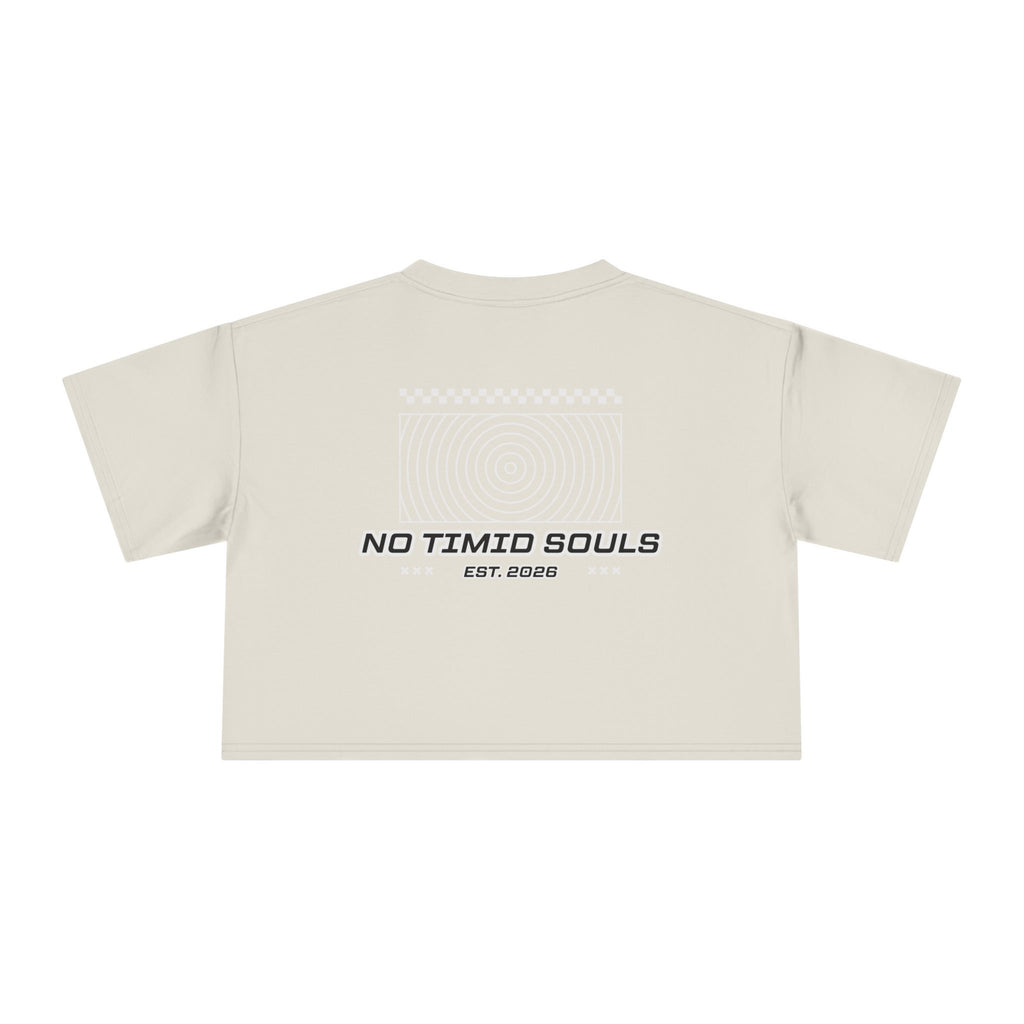 No Timid Souls Women's Crop Tee