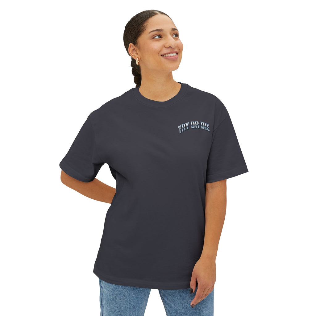 Oversized Boxy Chrome Graphic Tee