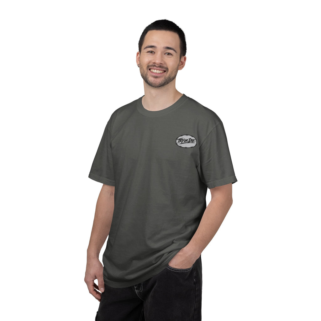 Try or Die garment-dyed T-shirt