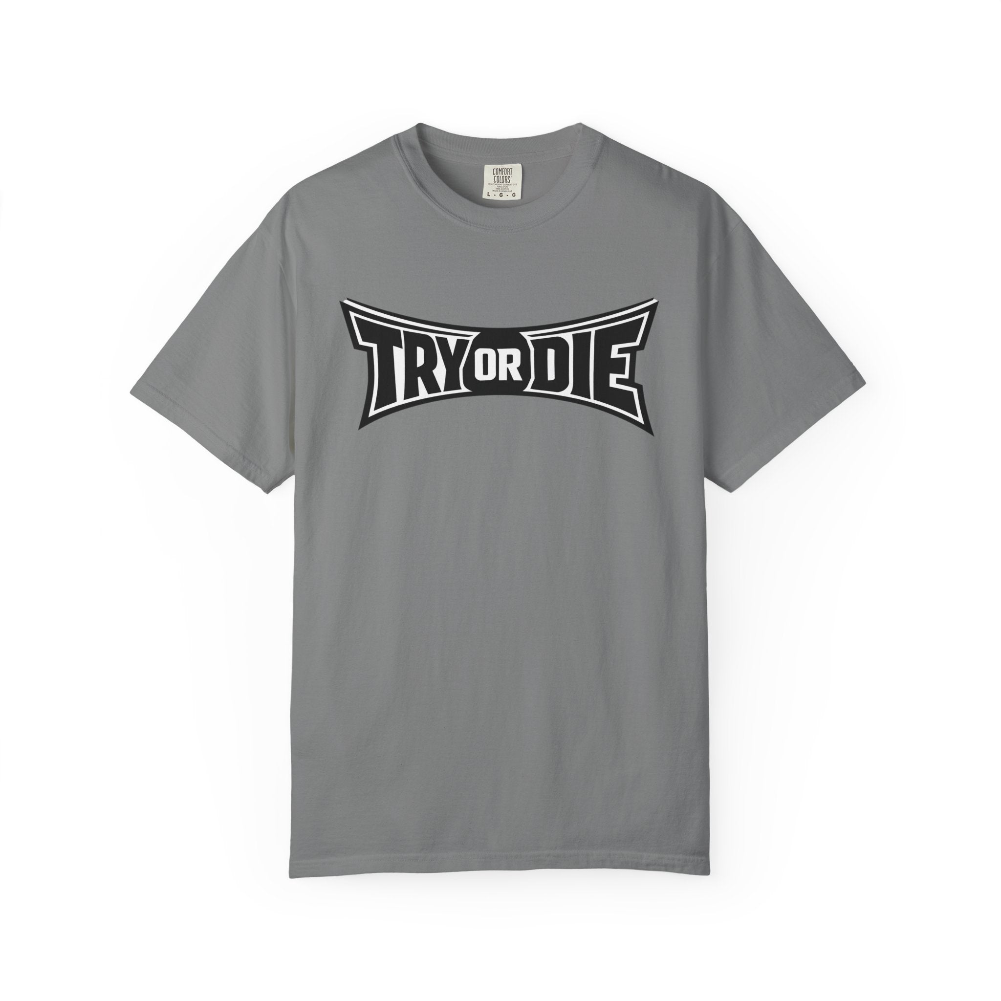 Try or Die Bold Retro Logo Tee