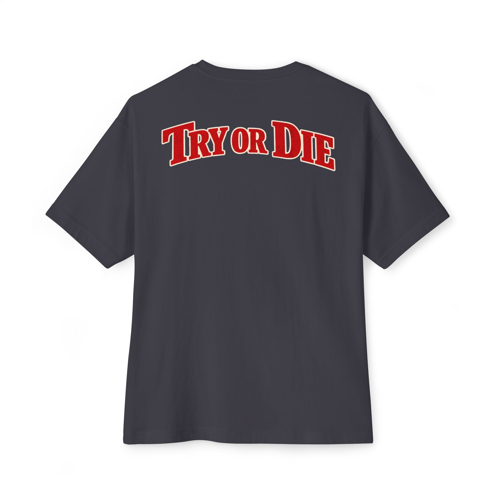 Vintage Try or Die Graphic T-Shirt "Hard Training, Easy Fight"