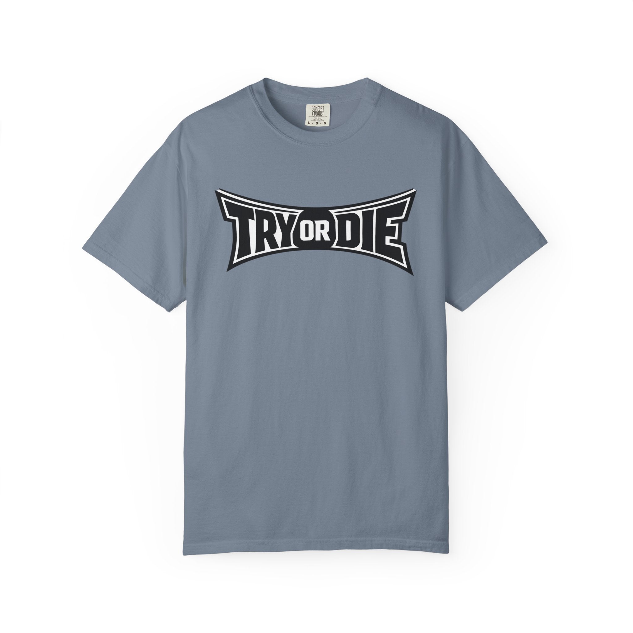 Try or Die Bold Retro Logo Tee