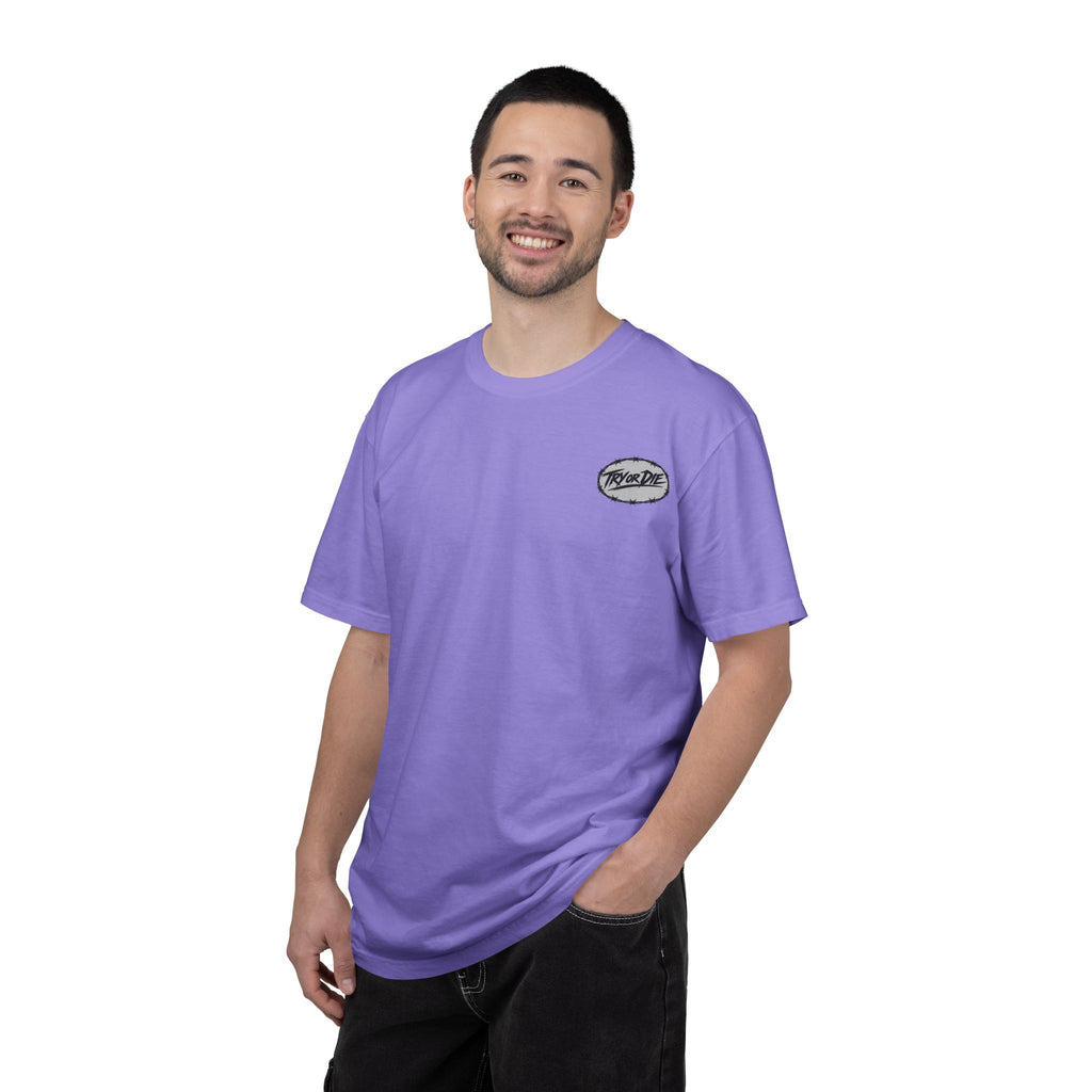 Try or Die garment-dyed T-shirt