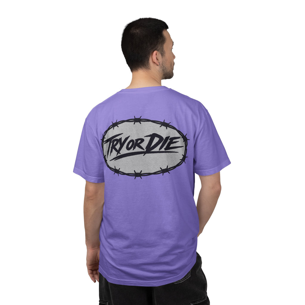 Try or Die garment-dyed T-shirt