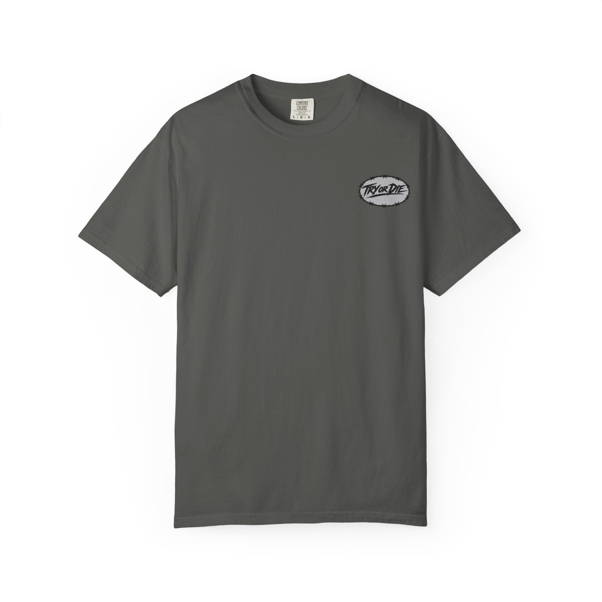 Try or Die garment-dyed T-shirt