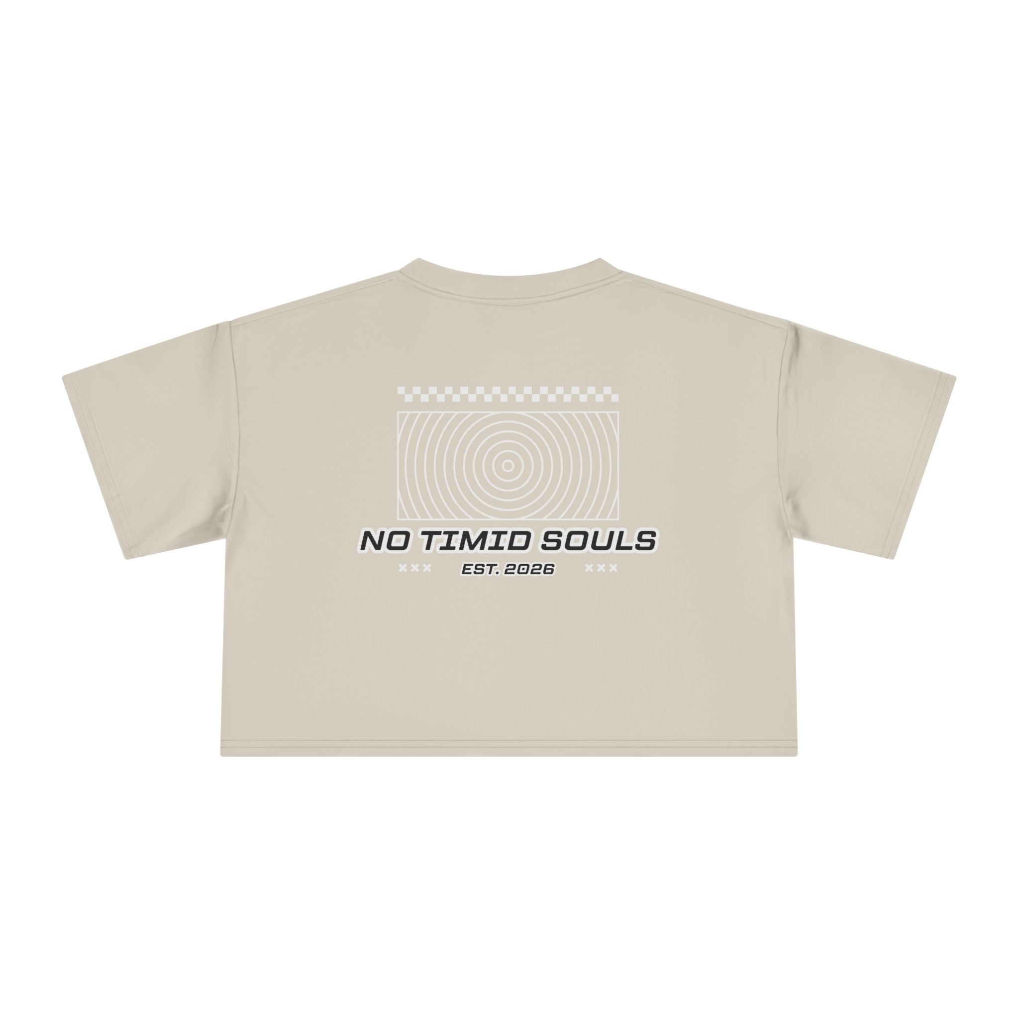 No Timid Souls Women's Crop Tee